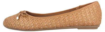 Produktbild von Fitters Footwear Lisett Ballerinas in Übergrößen Braun 2BB0882001 Cognac große Damenschuhe