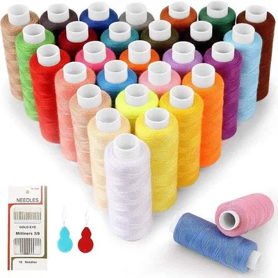Obrázok produktu pre Šijacie nite, sada šijacích nití pre domácnosť do šijacieho stroja 30