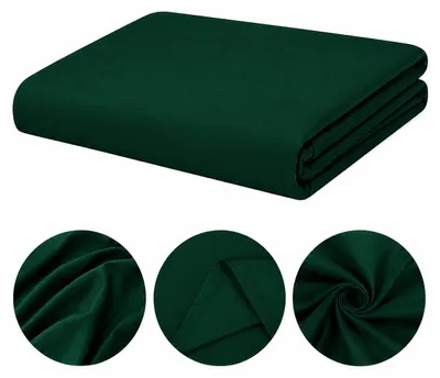 Obrázek produktu pro Bavlněné prostěradlo bez gumy, rozměr 270x250 cm, barva: zelená, 100% bavlna, Obrázek vytvořený pomocí AI