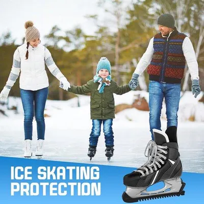 Produktbild von Famanu Schoner für Schlittschuhe verstellbar - Universell, Schwarz
