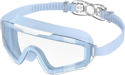 Zdjęcie produktu dla Okulary pływackie duża oprawka, przeciwmgielne, ochrona UV, szkła HD, do nurkowania