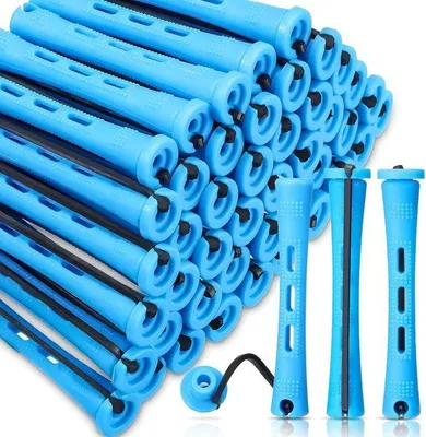 Produktbild von 60-teiliges Lockenwickler-Set – 0,9 cm Lockenwickler – für Frauen, Mädchen, kurzes, mittellanges und langes Haar
