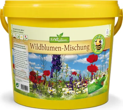 Produktbild von Wildblumen - Mischung im 5 l Eimer | Wildblumenwiese von N.L. Chrestensen