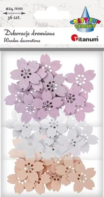 Produktbild von Titanum Holzornament Blumen