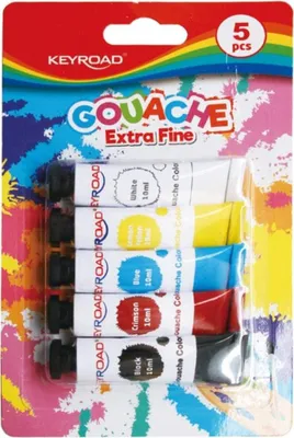 Obrázok produktu pre Keyroad Farby tempera 5 kolorów