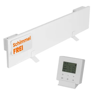 Produktbild von Dalsys Anti Schimmel Heizung Infrarot 60W Wandheizung gegen Schimmel mit Smarttimer, Schimmel Infrarotheizung 12x60x1,3cm IP44 Schimmelentferner Wand