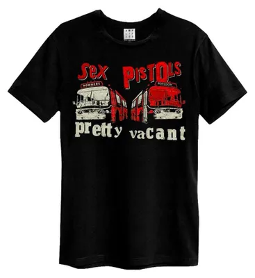 Image de T-shirt Pistols - « Pretty Vacant » pour homme/femme, unie PH5018 (XXL) (noir)