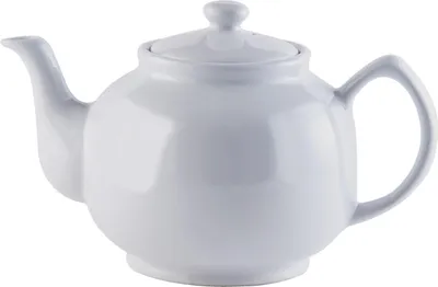 Produktbild von Teekanne für 2, 6 oder 10 Tassen, klassisch weiß, in 3 Größen: 1500 ml