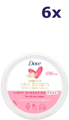 Produktbild von 6x Dove Body crème 250ml body love one cream