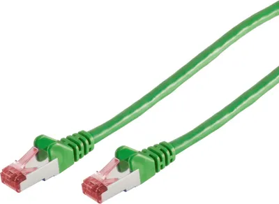Produktbild von Patchkabel cat6A S/FTP PIMF Halogenfrei grün 0,5m
