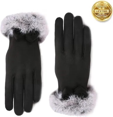 Produktbild von Damenhandschuhe, Winterhandschuhe, warm, Touchscreen, für Outdoor-Sport