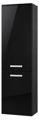 Produktbild von Faizee Home Badmöbelset 90 cm Schwarz Hochglanz inkl. Keramik-Waschbecken, LED-Spiegel & optionalen Seitenschränken, KI-generiertes Bild