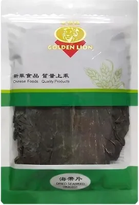 Immagine prodotto di Golden Lion | Alghe kombu essiccate - Foglie grandi - 200 g - Senza allergeni - 200 ml