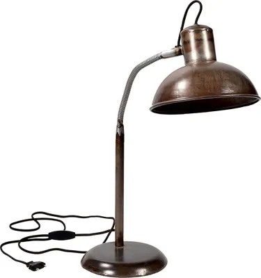 Zdjęcie produktu dla Klasyczna lampa biurkowa z regulowanym ramieniem - Vintage