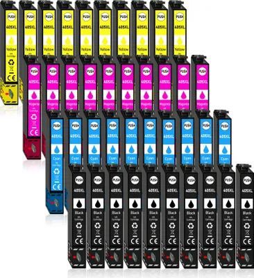 Produktbild von 40er Pack Druckerpatronen 405 405XL kompatibel für Epson WF-7835