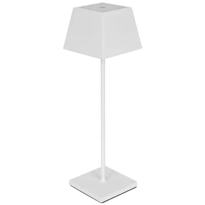 Obrázok produktu pre Nuindie LED dobíjacia stolová lampa vonkajšia stolová lampa IP54 biela hranatá Flex-Mood 2700/2200K