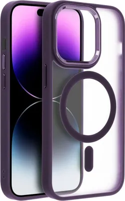 Zdjęcie produktu dla Matowe etui MagSafe Cover kompatybilne z iPhone 16 Pro Max Purple