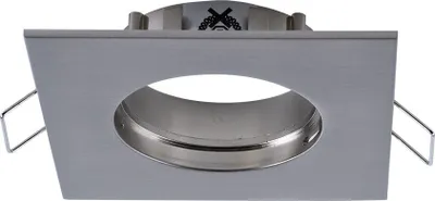Produktbild von Paulmann LED Einbauleuchte Einbaustrahler Set Premium Line starr Eisen gebürstet IP44 1 x 6,8W LED Modul Coin 230V