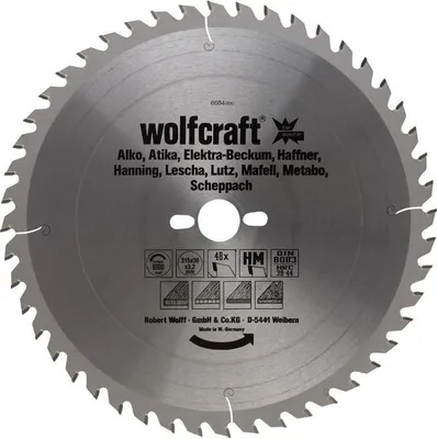 Produktbild von Wolfcraft Kreissägeblatt Ø 315 mm Bohrung Ø 30 mm 48 Zähne