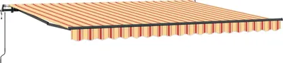 Obrázok produktu pre Zatemniteľná markíza Žltá a oranžová 450 × 300 cm