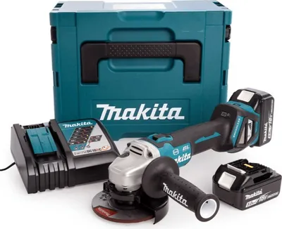 Produktbild von Makita DGA513RTJ Akku-Winkelschleifer Bl 18V Li-Ion