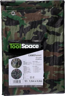 Produktbild von Militärische Tarnplane Tarnung 1,5 x 5 m 90 g Super starke Campingplane