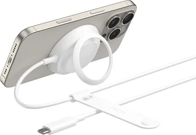 Produktbild von Belkin WIA014hqWH, Drinnen, USB, Kabelloses Aufladen, 2 m, Weiß
