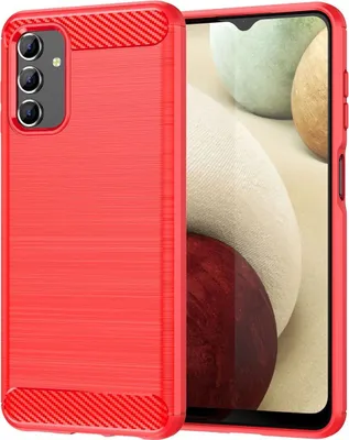 Produktbild von König Design Hülle kompatibel mit Samsung Galaxy A04s Kunststoff Soft Handyhülle - Handy Case Rot