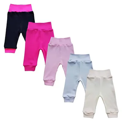 Produktbild von MEA BABY Babyhose Unisex 5er Pack, 100% Baumwolle, Pumphose (80, Mädchen2)
