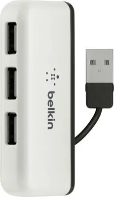 Produktbild von BELKIN USB 2.0 4-Port Travel Hub