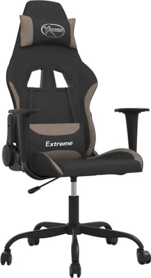 Immagine prodotto di Sedia da Gaming Nero e Tortora in Tessuto