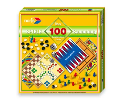 Produktbild von Noris Spiele Spielesammlung 100 Spielmöglichkeiten; 606112588