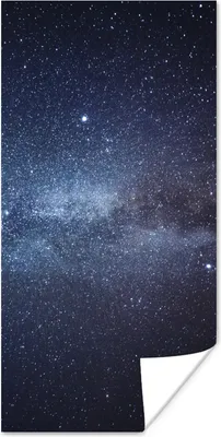 Produktbild von MuchoWow® Poster Die Milchstraße im Sonnensystem 60x120 cm - Wandschmuck