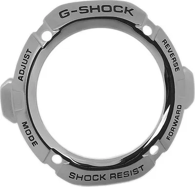 Produktbild von Casio | G-Shock G-510 G-511 Bezel Lünette Edelstahl silbern