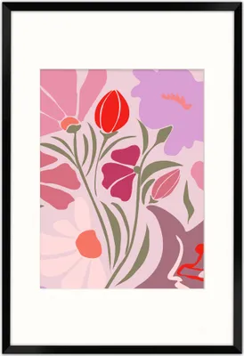 Produktbild von FRAMAI® Bilderrahmen 40x60 cm in Schwarz – mit Passepartout – MDF Holzrahmen, bruchsicheres Plexi, umweltfreundlich, mit Aufhängung & Ständer – Hochformat & Querformat
