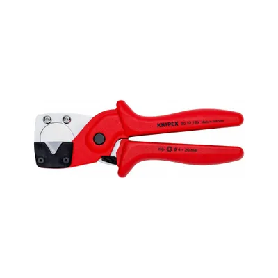 Produktbild von Knipex 90 10 185, Rohrschneider, Stahl, Kunststoff, Rot, 4 mm, 185 mm