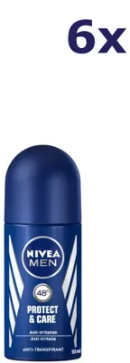 Produktbild von 6x Nivea Deoroller 50 ml FM Protect & Care