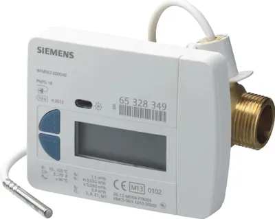 Produktbild von Siemens Flügelrad-Wärmemengenzähler Qn=1,5m3/h 110mm G3/4 ZollPN16, 1 Stk.