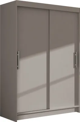Produktbild von MIRJAN24 Schiebetürenschrank Miami I, Stilvoll Schlafzimmer Kleiderschrank, Garderobe (Farbe: Cashmere, ohne Beleuchtung)