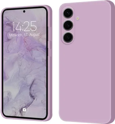 Produktbild von Hülle für Samsung Galaxy S24 FE Case Cover Bumper Silikon Softgrip Schutzhülle Farbe: Lila