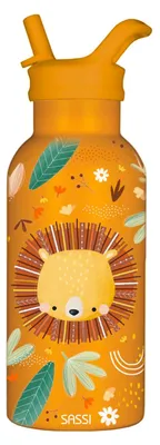 Produktbild von Trinkflasche Tiere - 21 x 7 cm - Orange | by Sassi Junior