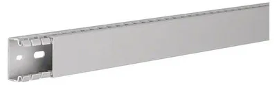 Produktbild von Hager Verdrahtungskanal aus PVC BA7 25x40mm steingrau, Kabelkanal, Grau, PVC, V0, EN50085-2-3, 40 mm