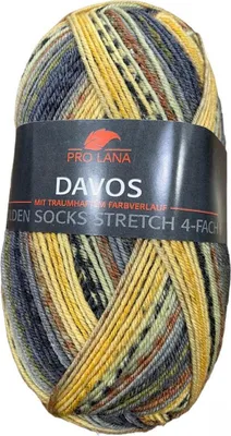 Produktbild von Pro Lana - Davos Golden Socks Stretch 4-fach 390.06