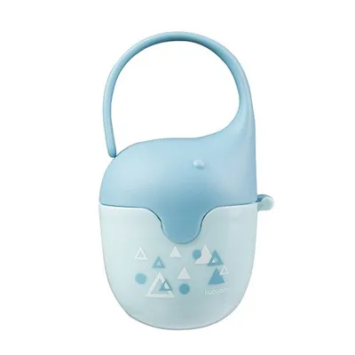 Image de Récipient pour tétine de bébé éléphant bleu / Babyono