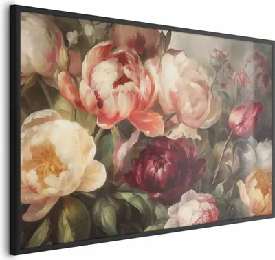 Produktbild von Posterpapier Poster - Charismatic Peonies 30x21 cm Blumen b-H-10022-ao-a