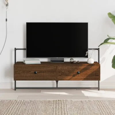 Produktbild von "2026 Promotion" TV-Wandschrank - TV-Möbel - Braun Eiche 100,5x30x51 cm Holzwerkstoff - TV-Regal CC29785