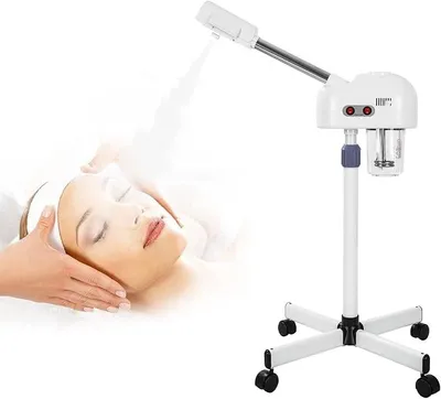 Produktbild von 2 in 1 Ozon-Gesichtsdampfer Gesichtssauna Verdampfer Ozone Bedampfer Dampfgerät für Salon und Zuhause