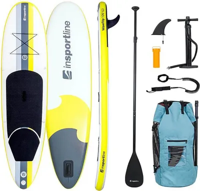 Produktbild von Paddleboard mit Zubehör inSPORTline WaveTrip 10'6" G3