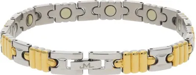 Produktbild von JuwelmaLux Magnetarmband Edelstahl, teils vergoldet JL49-03-0026 22.5 cm