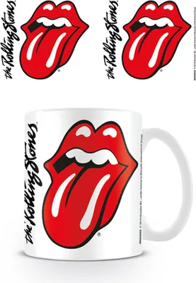 Produktbild von Rolling Stones - Lizenz Tassen - Lips white